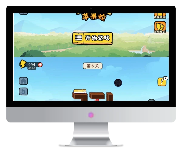 抖音很火的贪吃的苹果蛇游戏